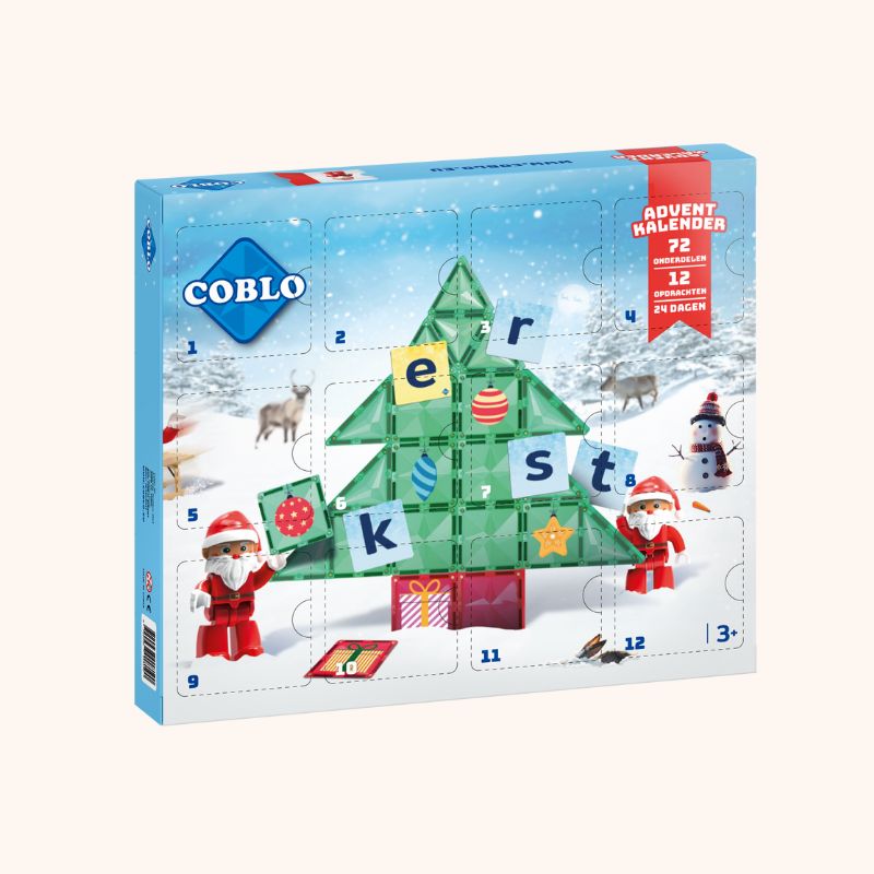 Coblo Adventskalender 72 onderdelen (1 omdoos: 6 stuks)
