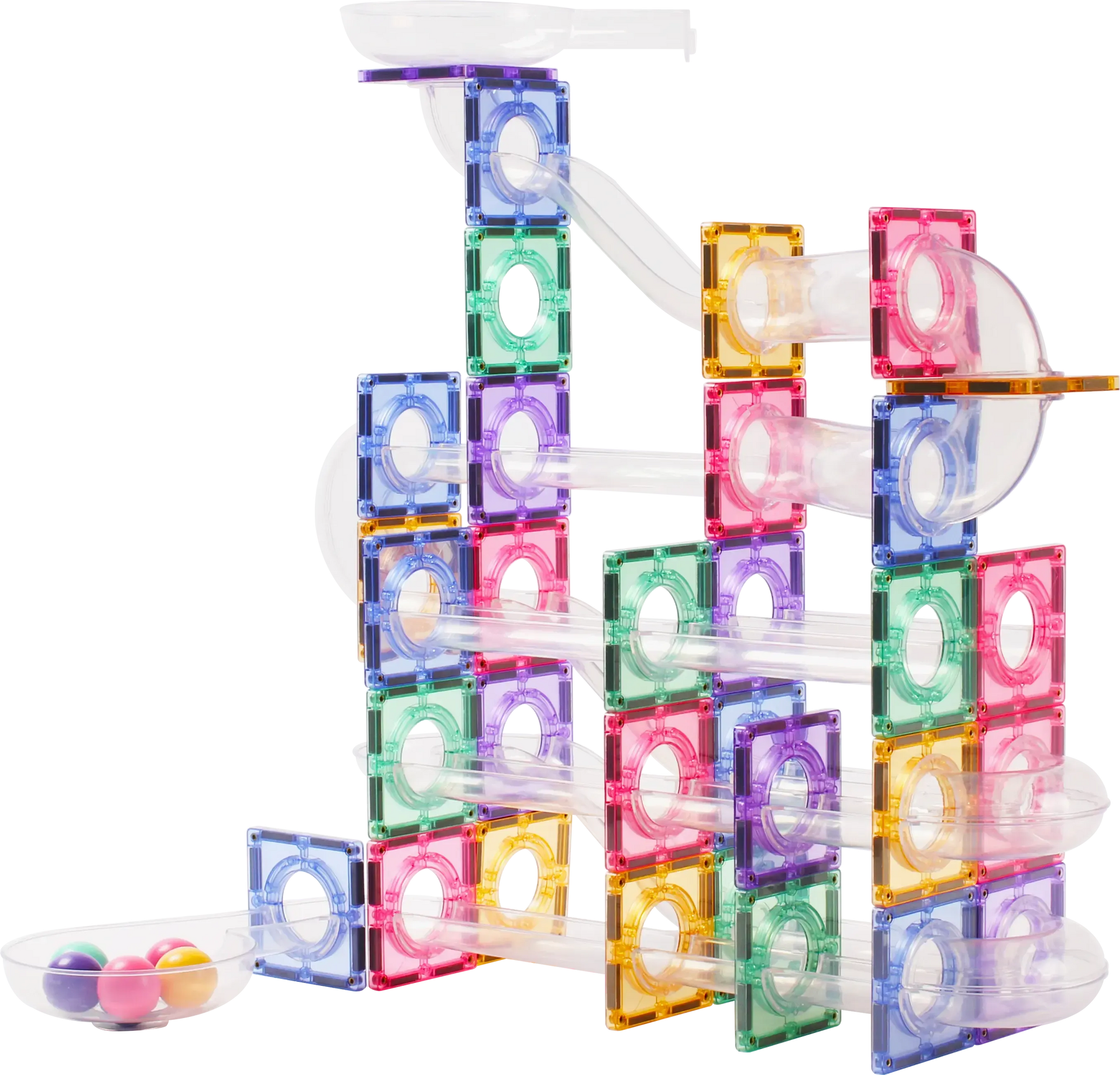 Coblo Knikkerbaan Pastel 6 Knikkers