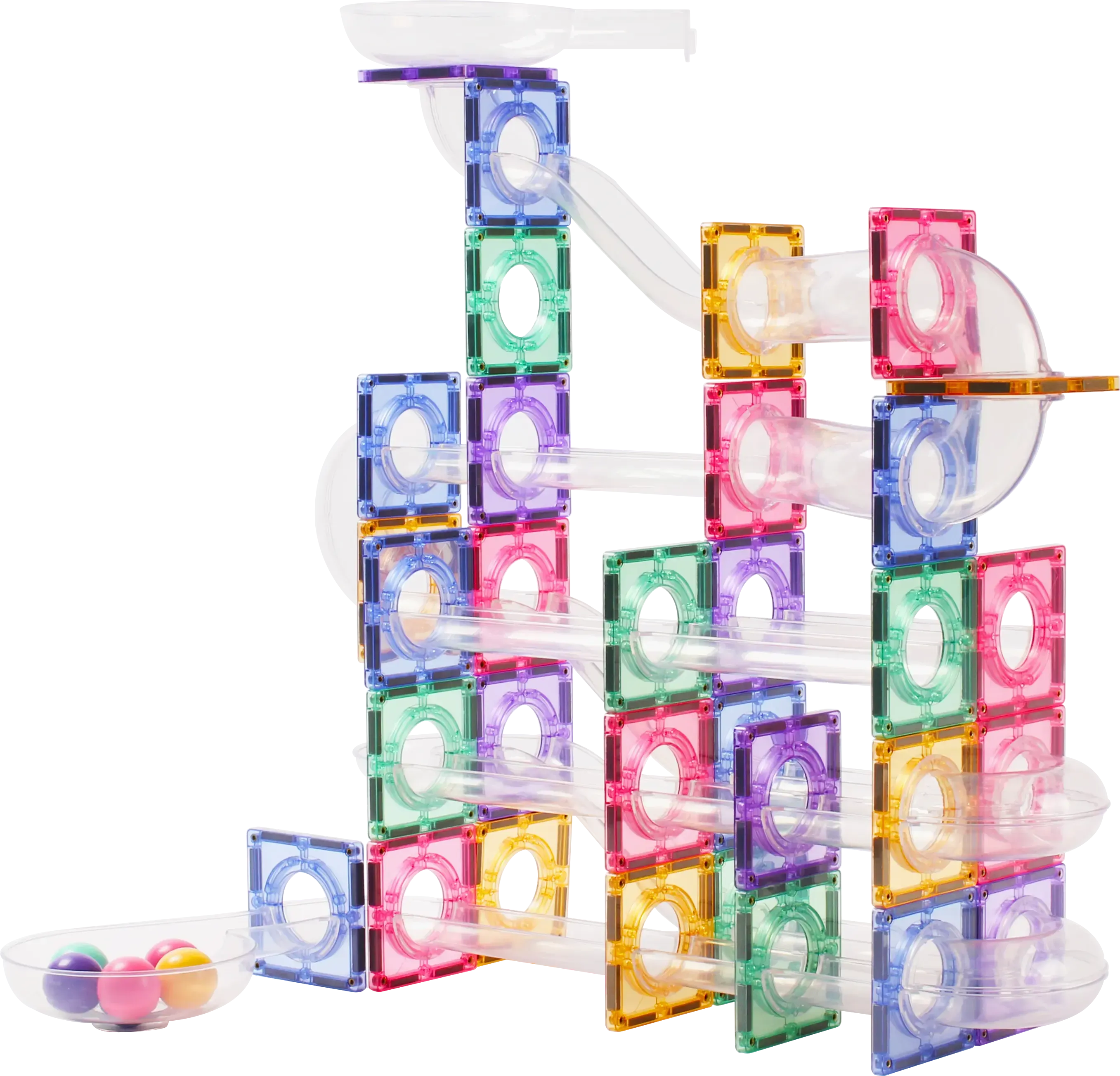 Coblo Knikkerbaan Pastel 6 Knikkers