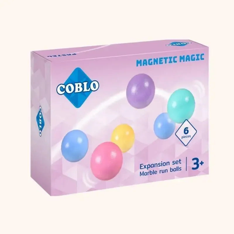 Coblo Knikkerbaan Pastel 6 Knikkers