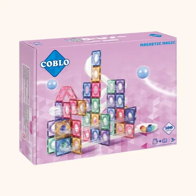 Coblo Pastel Knikkerbaan 100st.