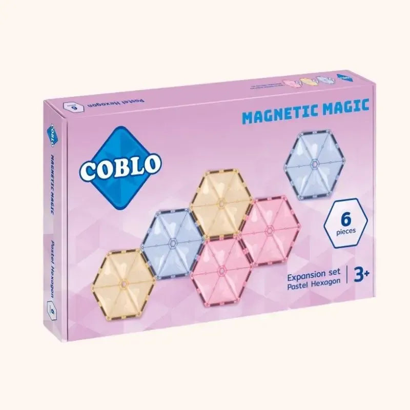 Coblo Pastel Zeshoek 6st.