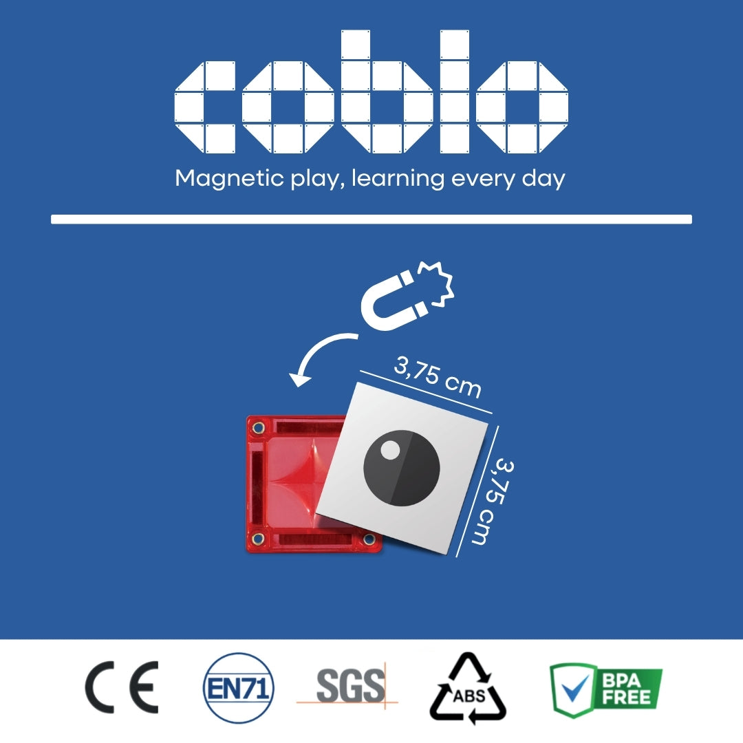 Coblo Mini Mozaïek - 40 tegels & 60 toppers  (1 omdoos: 24 stuks)