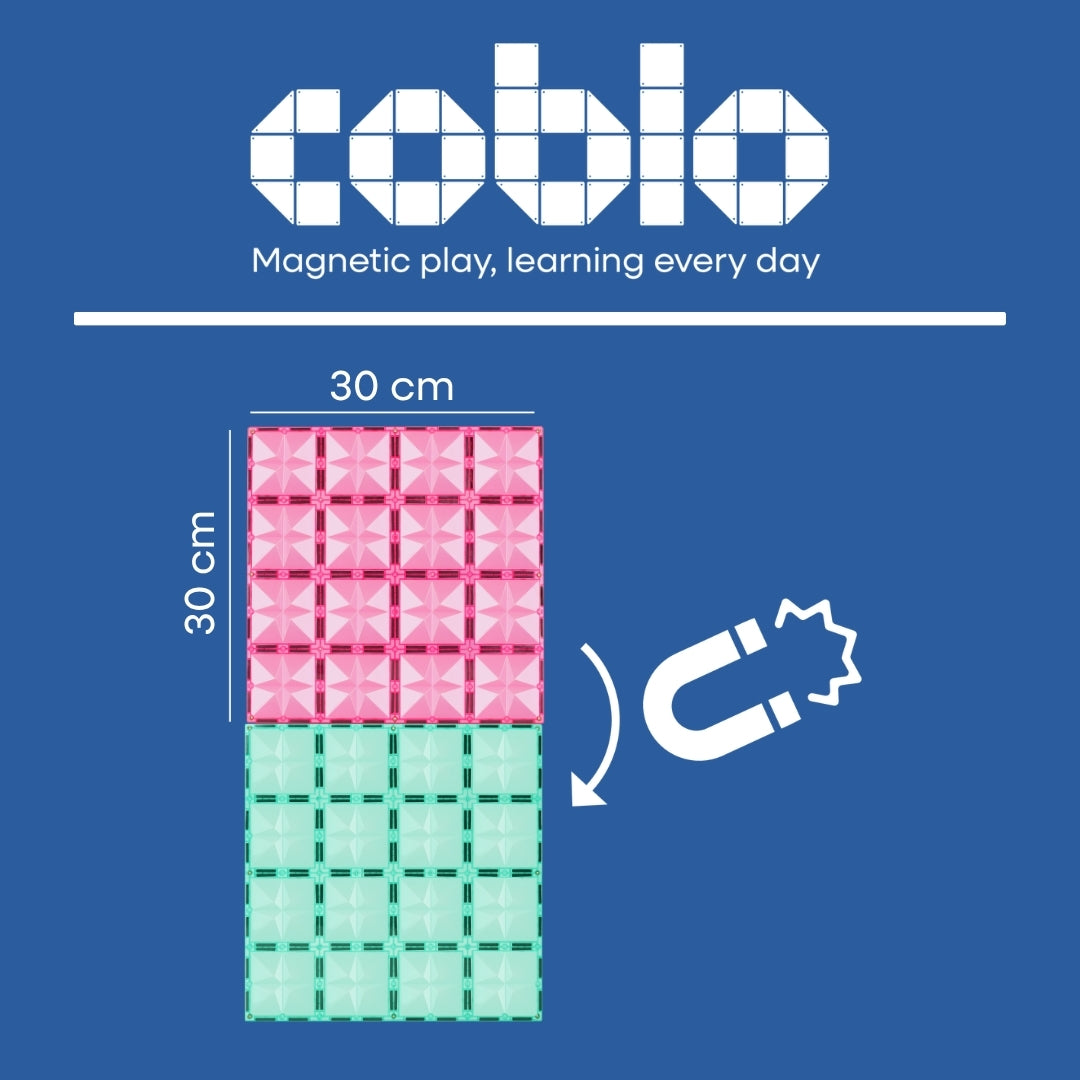 Coblo Pastel Basisplaten 2 stuks (1 omdoos: 10 stuks)
